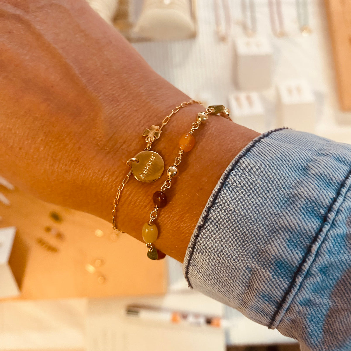 Bracelet Stone | Quartz rutile