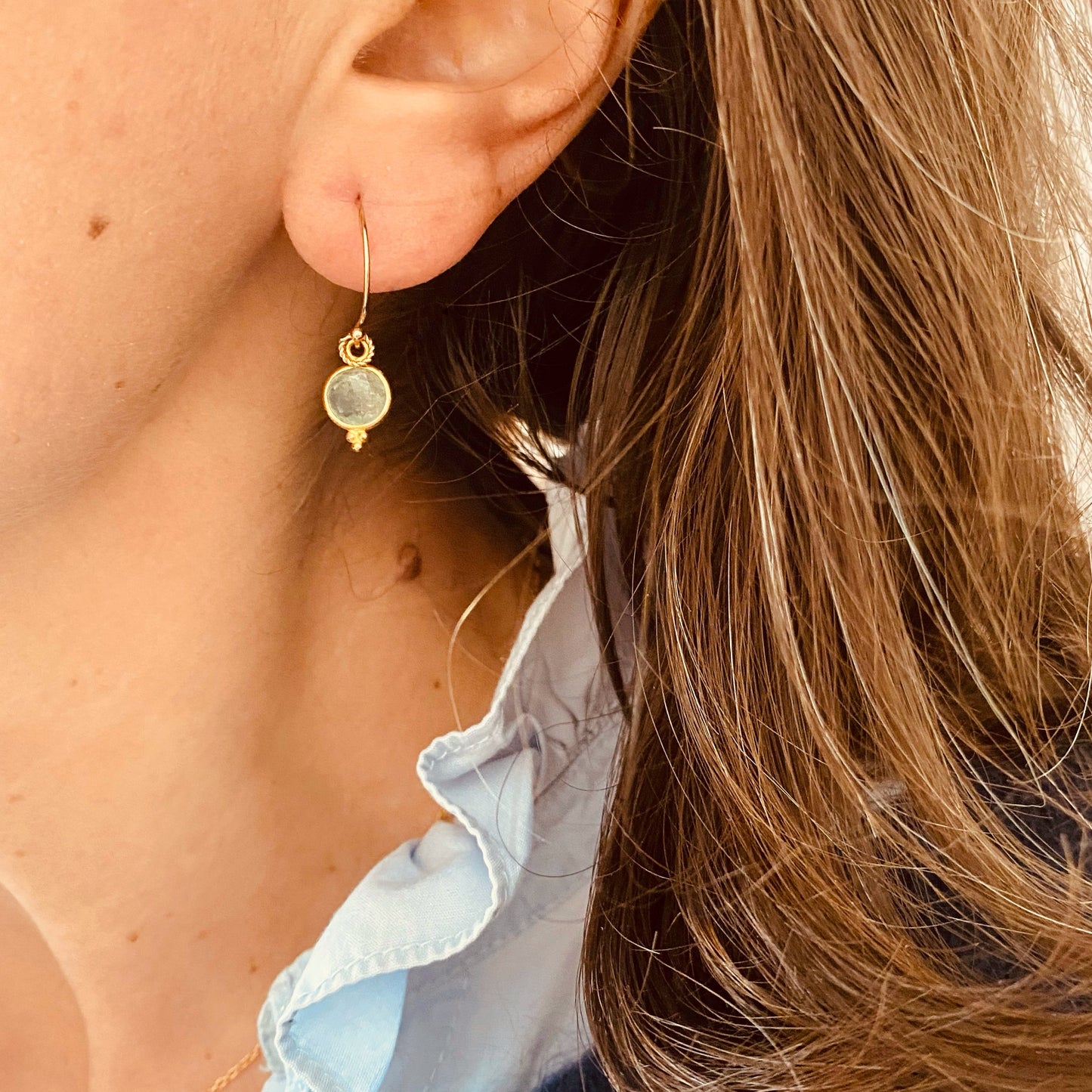 Boucles d'oreilles | Cologne vert