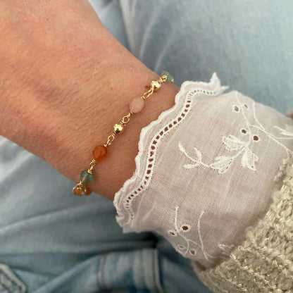 Bracelet | Stone quartz rutile