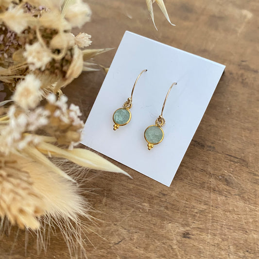 Boucles d'oreilles | Cologne vert