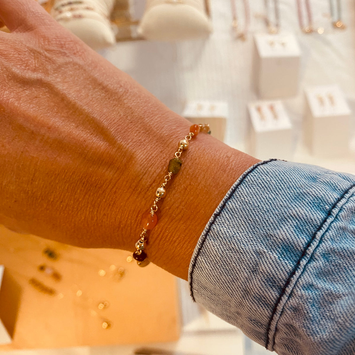 Bracelet Stone | Quartz rutile