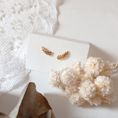 Boucles d'oreilles | Plume