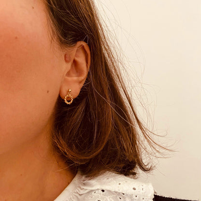 Boucles d'oreilles | Poudrée