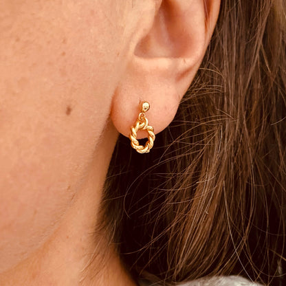 Boucles d'oreilles | Poudrée