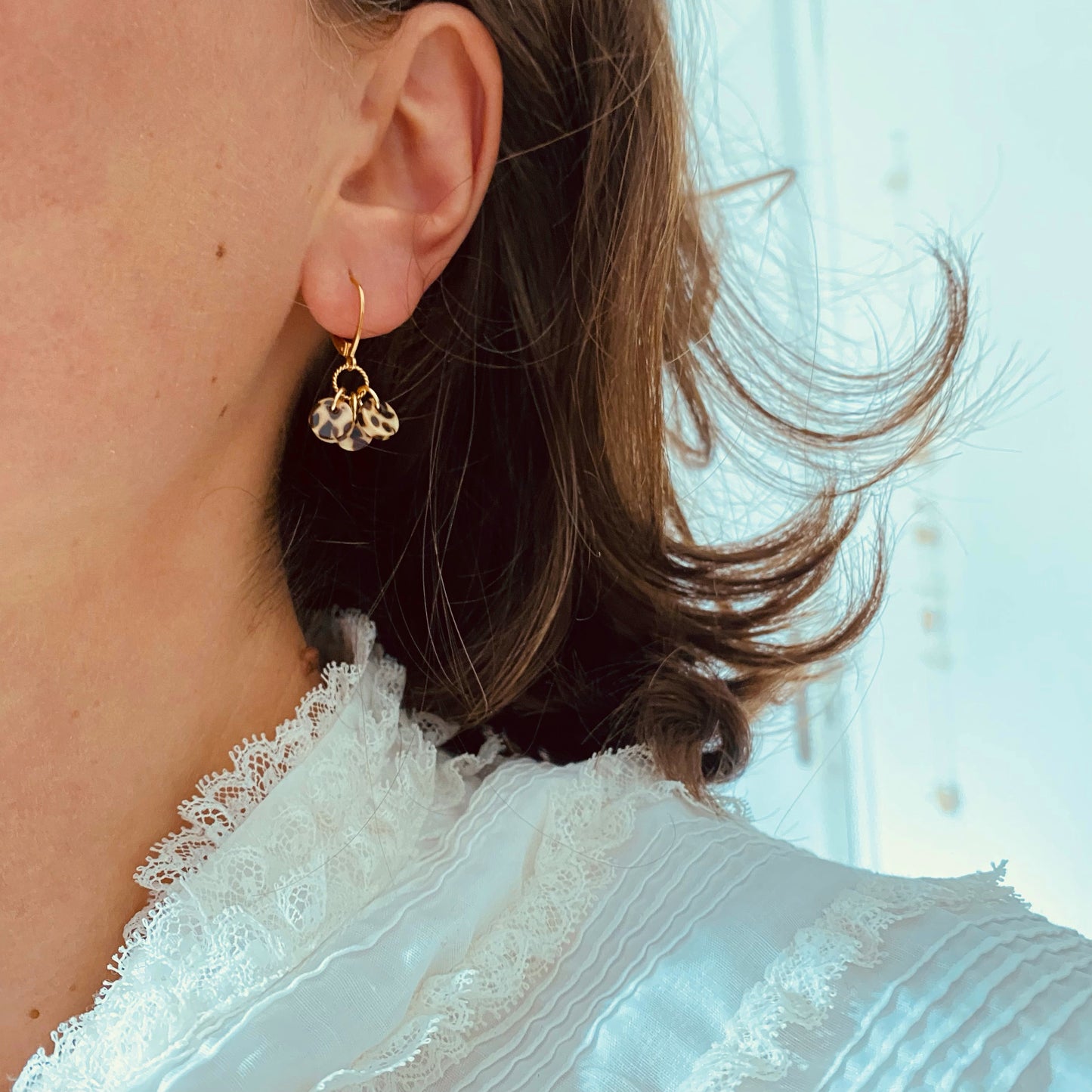 Boucles d'oreilles | Lin