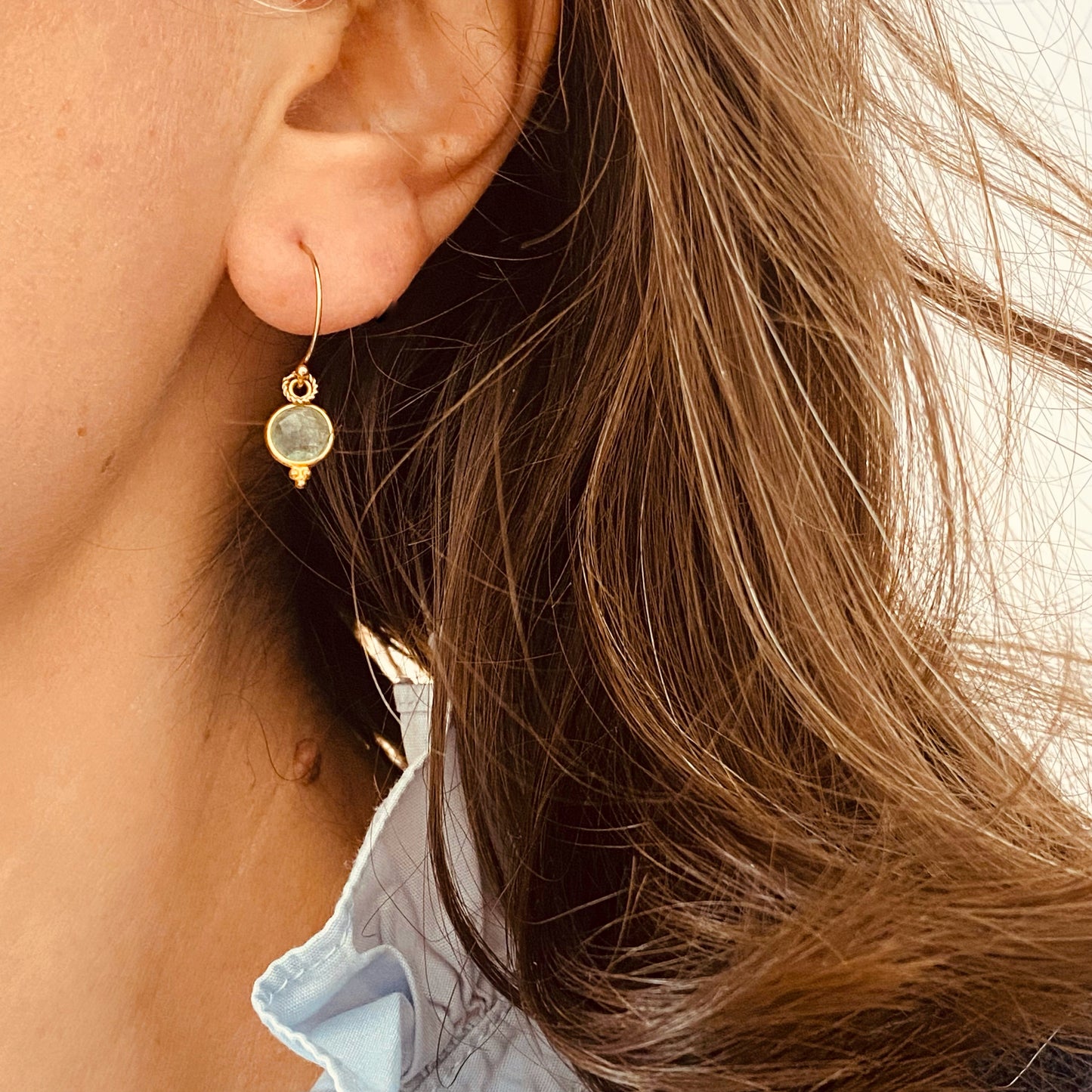 Boucles d'oreilles | Cologne vert