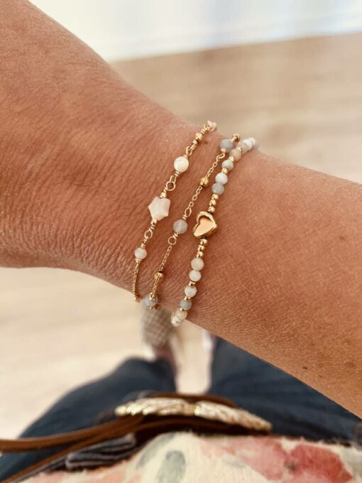 Bracelet | Pépite bleu ciel – Image 2