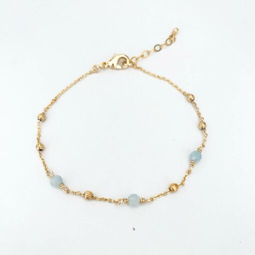 Bracelet | Pépite bleu ciel
